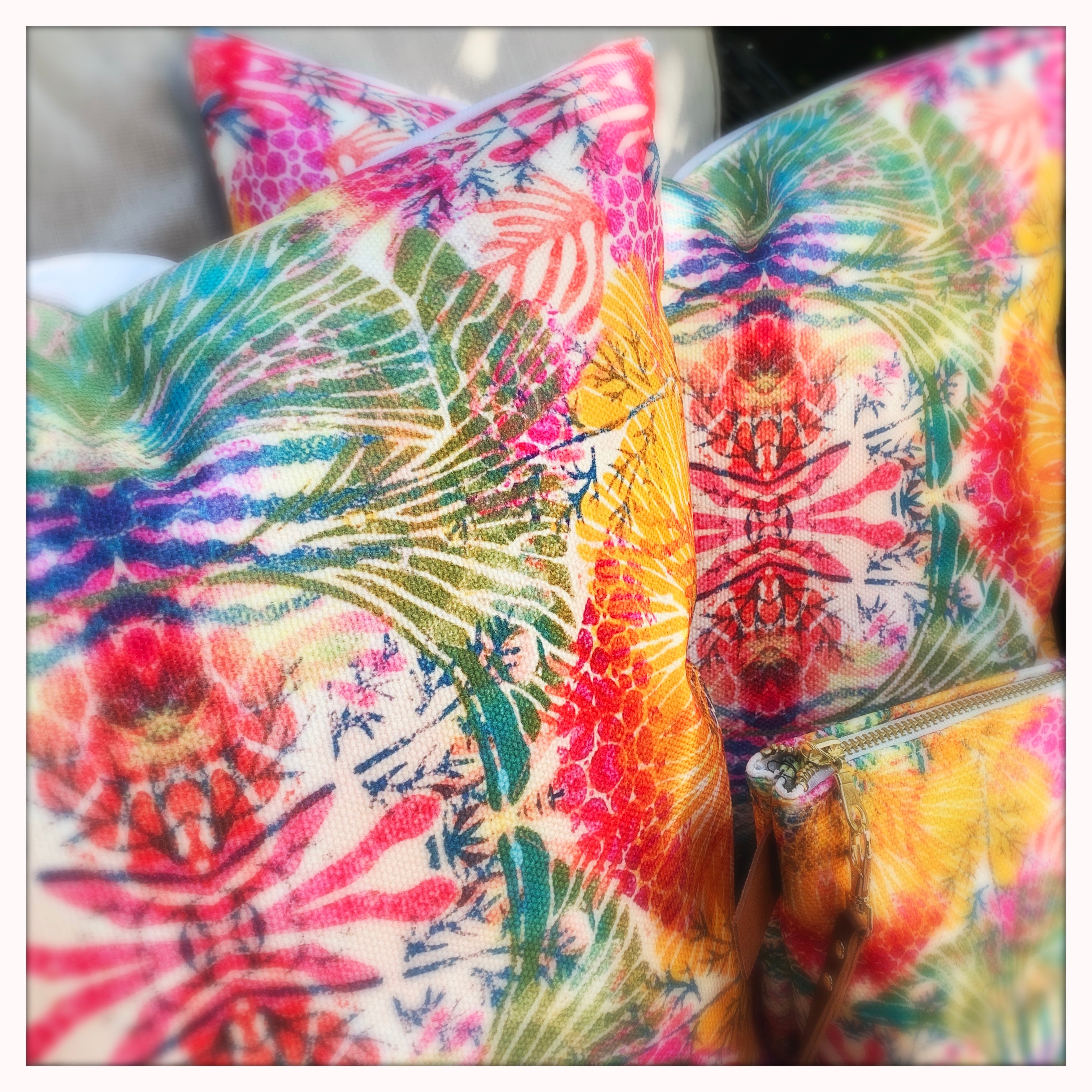 Canvas Pillow - 18 x 18 inch - Coral Reef