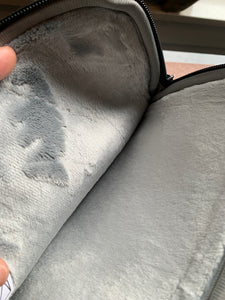 Laptop Sleeve with Faux Fur Lining