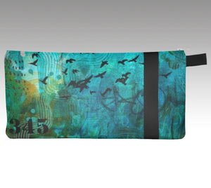 Small Pouch - Flying Crows 345