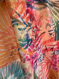 Extra Long Scarf - Coral Reef