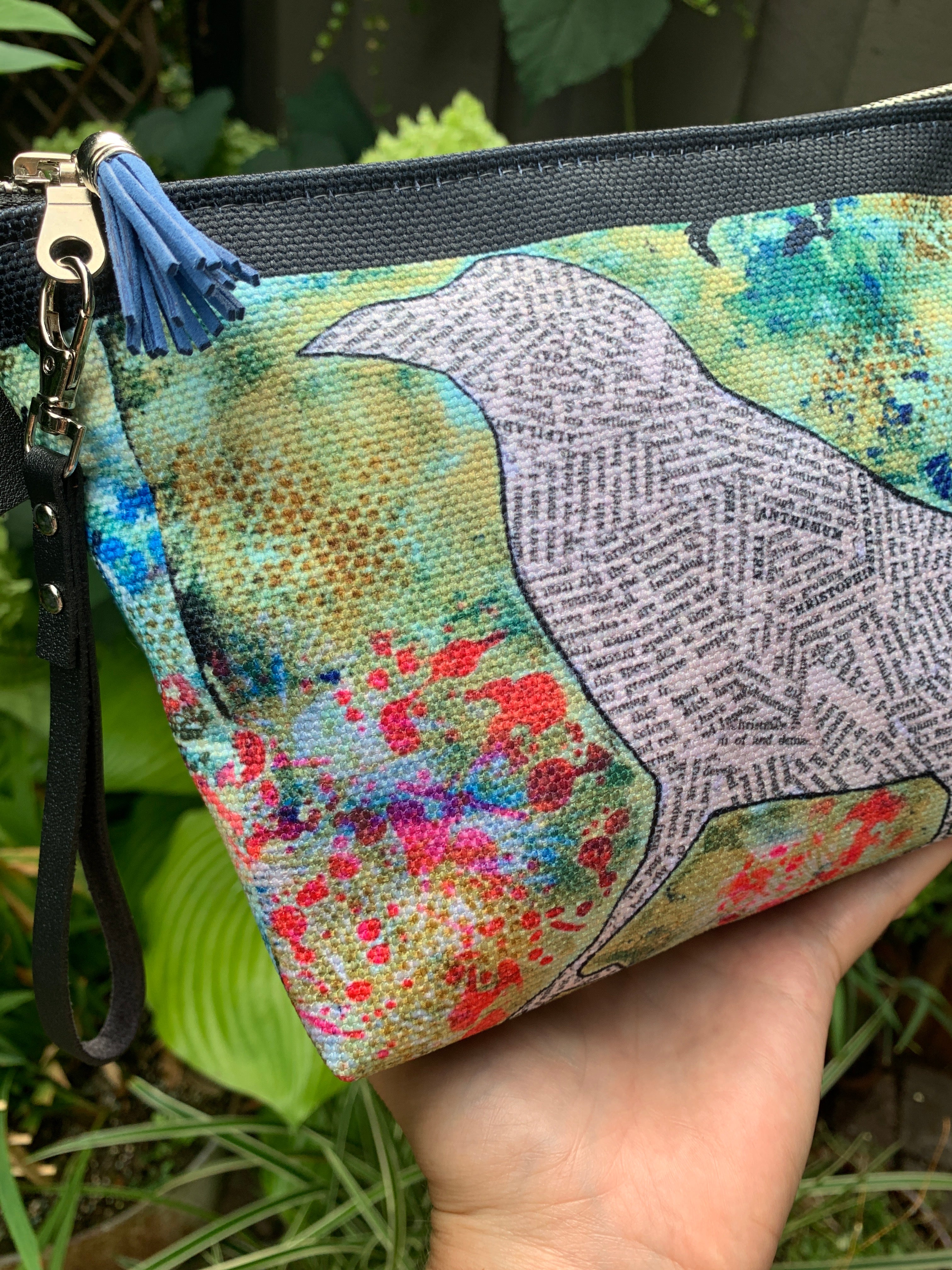 10" Travel Bag - Text Crow