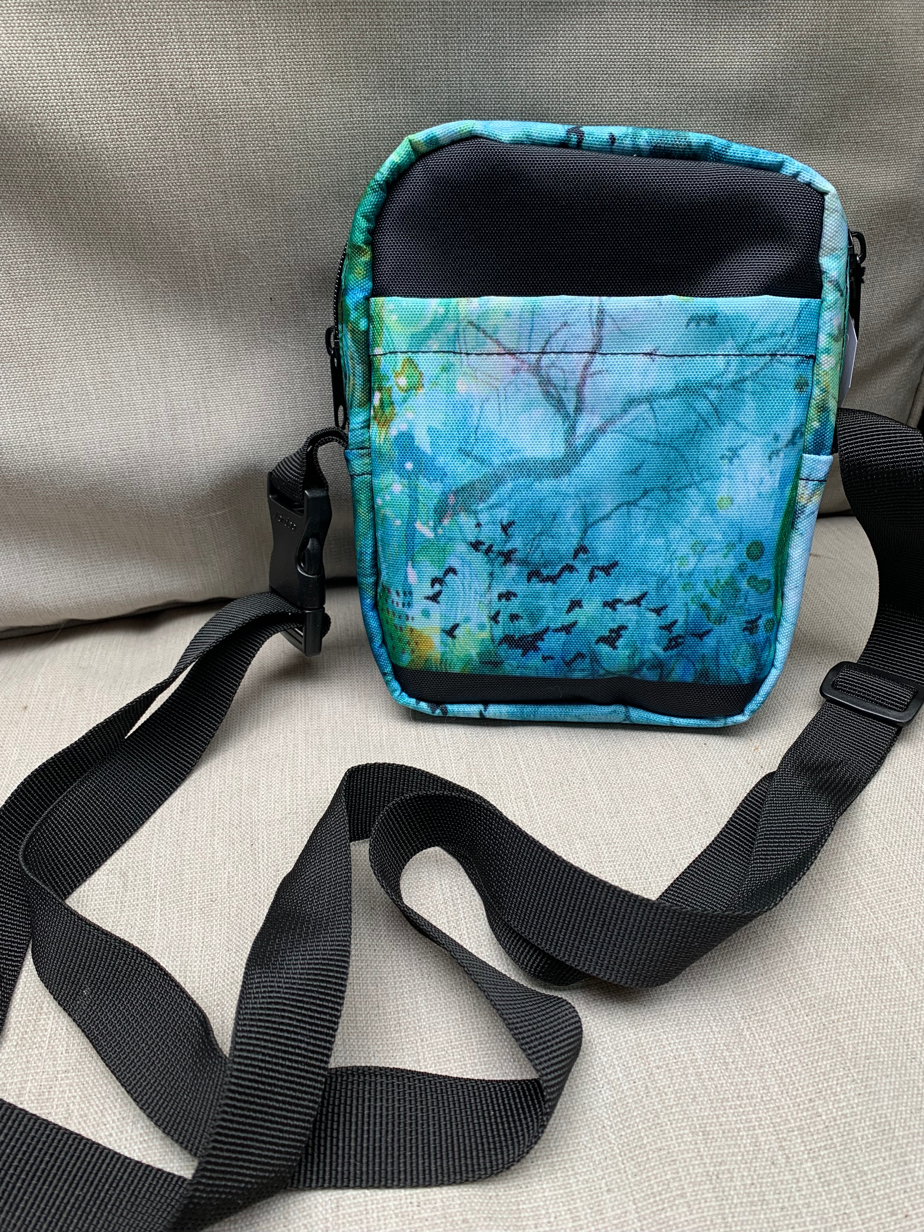 Compact Cross-body Bag - Birds in Flight
