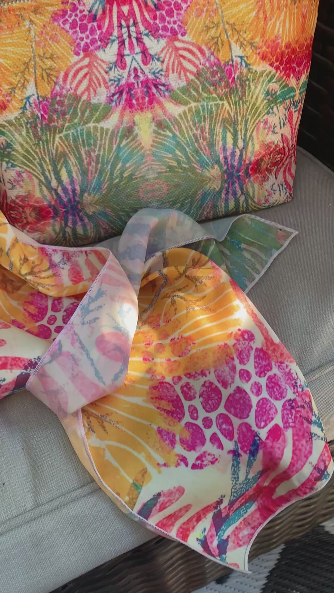 Canvas Pillow - 18 x 18 inch - Coral Reef