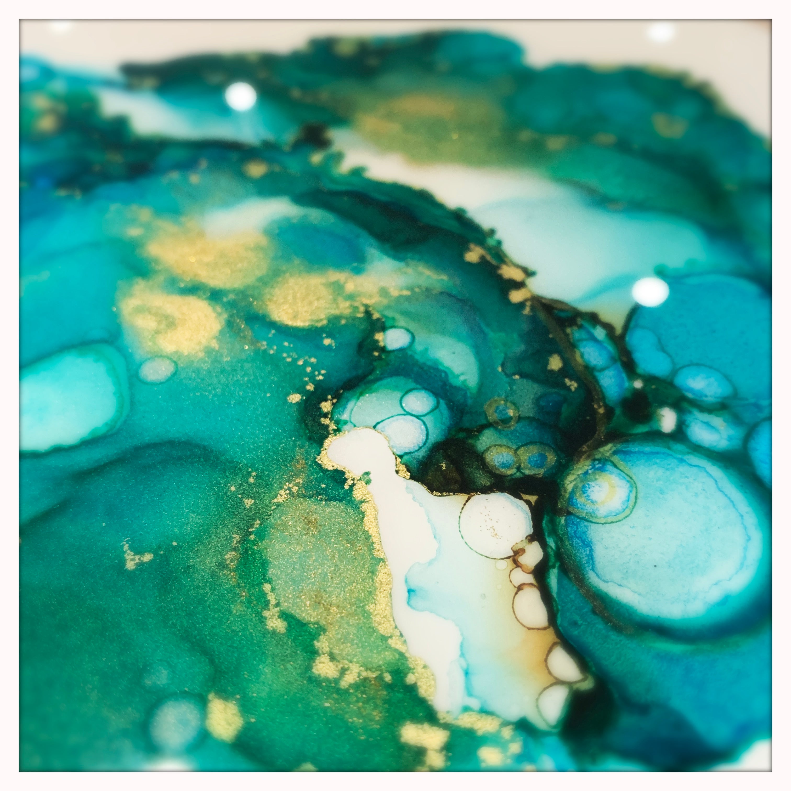 8 x 8 inches - Abstract Hills