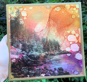 8 x 8 inches - Lighthouse Park Beach