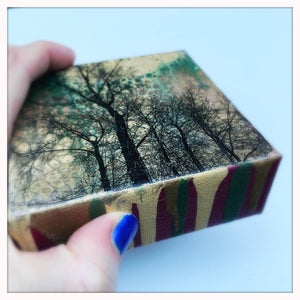 Mini Canvas - 4x4 inches - Group of Trees