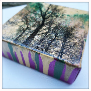 Mini Canvas - 4x4 inches - Group of Trees