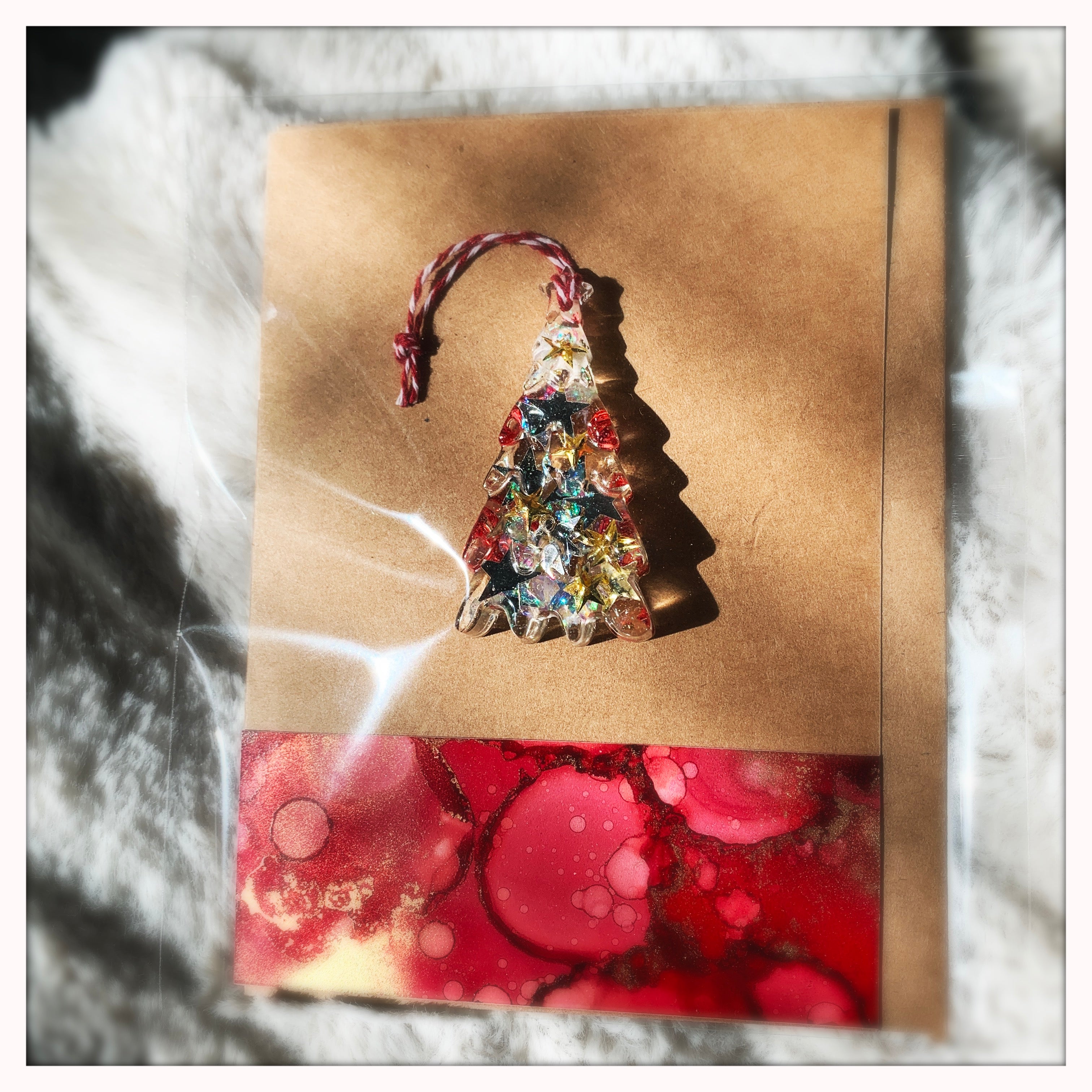 Greeting Card with Ornament - Tree